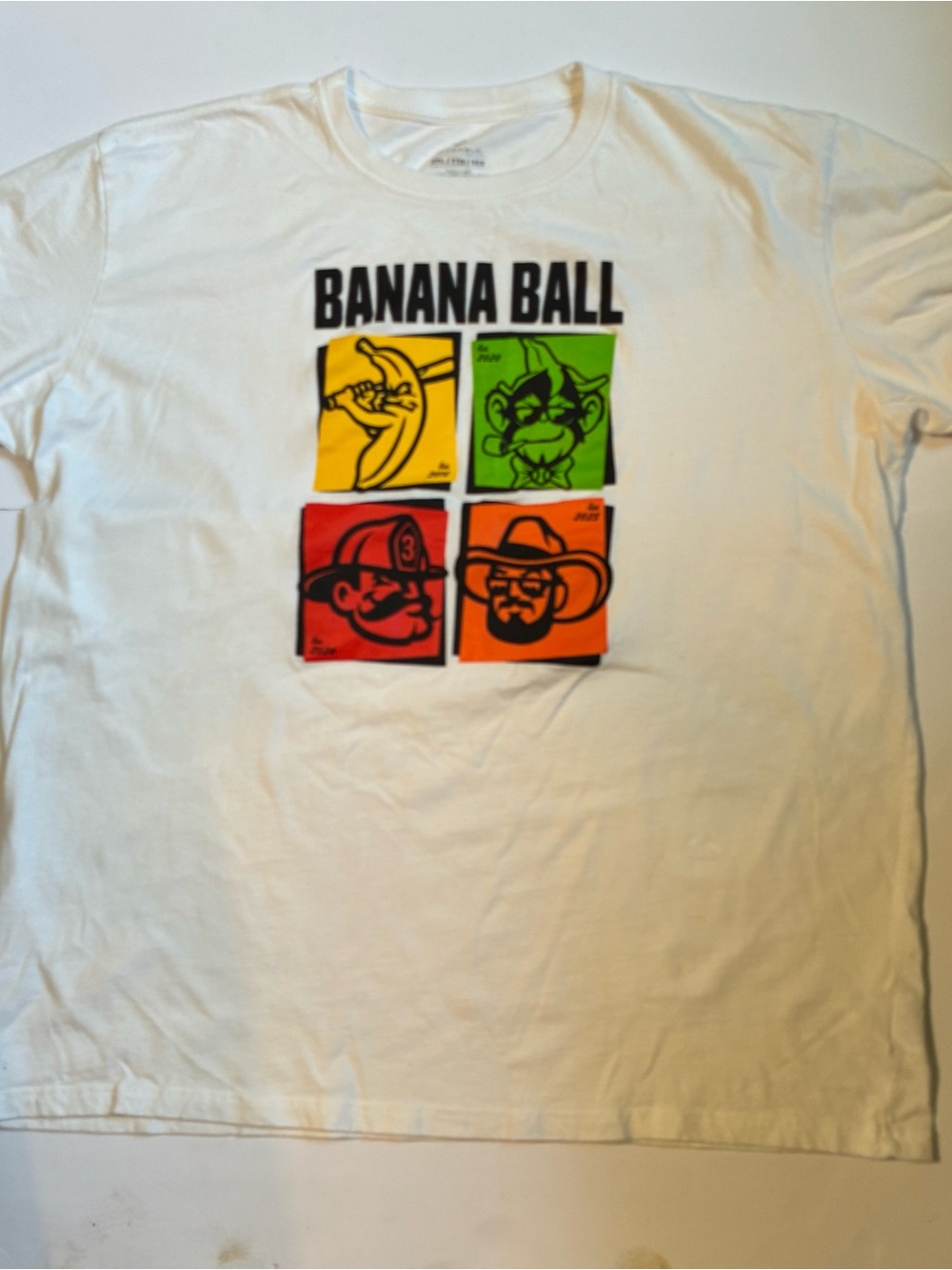 Savannah Bananas 2XL 24 Hour Exclusive Graphic Block T Shirt